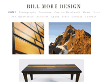 Tablet Screenshot of billmoredesign.com